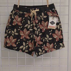 Critical Slide Society Men's Beach Shorts- Bunker 16" Trunk - Phantom